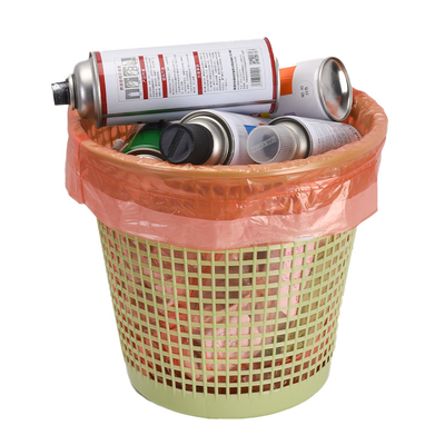 HDPE 소재의 캔 라인러용 편리한 일회용 플라스틱 드래그 스트링 쓰레기 봉지