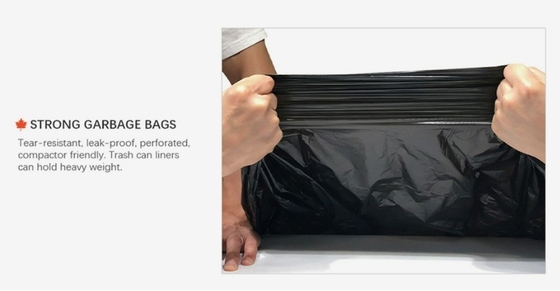 30 갤론 HDPE/LDPE/LLDPE의 주문형 드래그스트링 쓰레기 봉지
