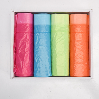 60 리터 드래그스트링 쓰레기 봉지 HDPE/LDPE/LLDPE 시장 인증
