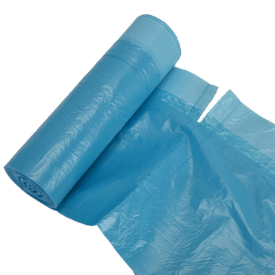 60 리터 드래그스트링 쓰레기 봉지 HDPE/LDPE/LLDPE 시장 인증