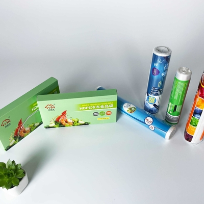 맞춤형 색상 HDPE 플라스틱 식품 포장 가방 맞춤형 두께의 롤 가방