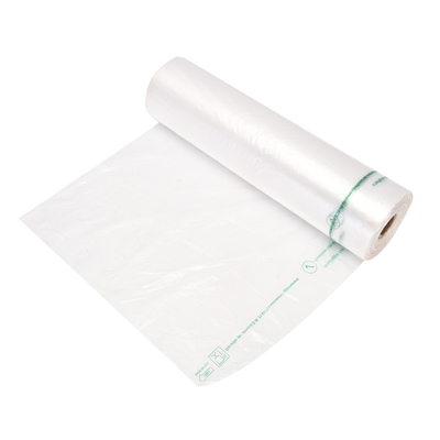 생분해성 HDPE 물질과 두께 5~100mc의 롤의 투명한 식품 포장 봉지