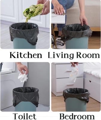 환경 친화적 인 HDPE 핸들 쓰레기 봉지