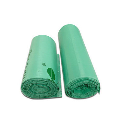 티셔츠 손잡이 HDPE/LDPE 재료 구조를 위한 롤에 있는 플라스틱 쓰레기 쓰레기 봉지