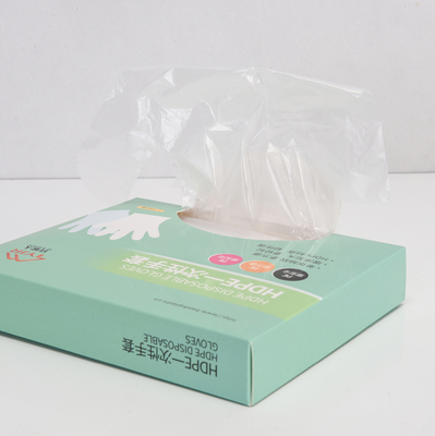 음식물 취급 기회 선택 PE 플라스틱 HDPE 투명한 일회용 장갑