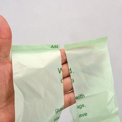 PP 평면 바닥 가방 식료품 티셔츠를위한 생분해 가능한 플라스틱 쇼핑 가방 과일