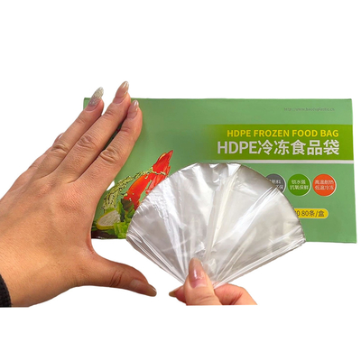 투명한 HDPE 플라스틱 식품 롤 포장 봉지 맞춤형 장점