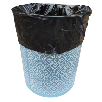 오피스 폐기물 바구니 라인러용 검은 HDPE/LDPE/LLDPE 강성 별 봉인 쓰레기 봉지
