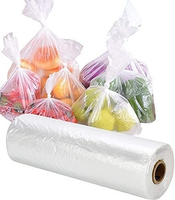식품 저장용 플라스틱 제품 봉지 평면 또는 손잡이 넥타이 HDPE/LDPE/LLDPE 재료