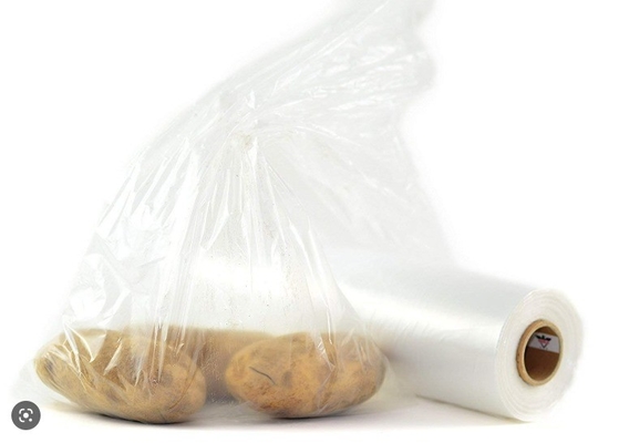 식품 저장용 플라스틱 제품 봉지 평면 또는 손잡이 넥타이 HDPE/LDPE/LLDPE 재료