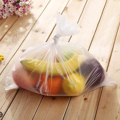 식품 저장용 플라스틱 제품 봉지 평면 또는 손잡이 넥타이 HDPE/LDPE/LLDPE 재료