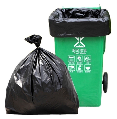 표본 HDPE/LDPE/LLDPE 사용자 정의 검은 플라스틱 쓰레기 봉지 무거운 용품 큰 쓰레기 봉지
