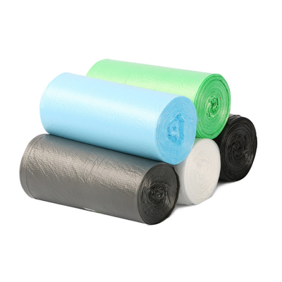 가정 및 사무실 폐기물 HDPE/LDPE/LLDPE 두꺼운 일회용 평면 입 쓰레기 봉지
