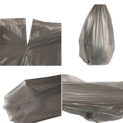 가정 및 사무실 폐기물 HDPE/LDPE/LLDPE 두꺼운 일회용 평면 입 쓰레기 봉지