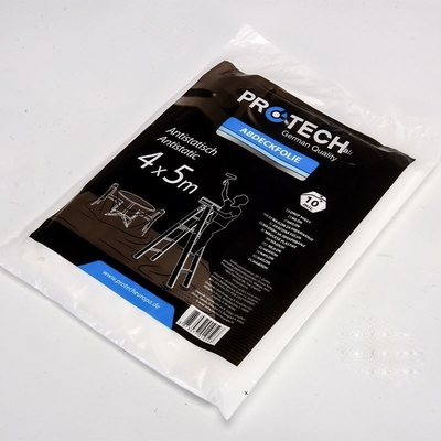 보호용 플라스틱 쓰레기 봉지 Dropcloth 스타일 PE 재료 먼지 방지 소파 커버