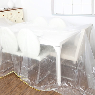 샘플 습기 방지성 LDPE 맑은 플라스틱 방울 천 가구 덮개를 위한 먼지 저항 필름
