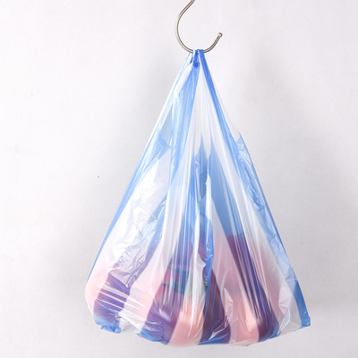개인 맞춤형 HDPE LDPE LLDPE 티셔츠 비즈니스 쇼핑 필요를위한 플라스틱 쇼핑 가방