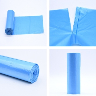 사용자 정의 13 갤런 또는 다른 크기 별 봉우리 쓰레기 가방 HDPE/LDPE/LLDPE 검은색