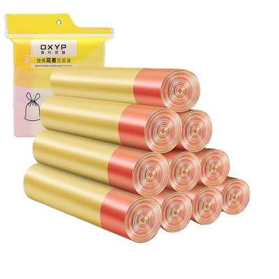 자신의 로고와 HDPE/LDPE/LLDPE 재료가 있는 드래곤 스트링 쓰레기 봉지 OK 콤포스트 인증