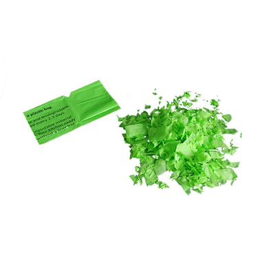 생분해성 HDPE/LDPE 쇼핑백 녹색 또는 맞춤형 색상 OK 콤포스트 인증