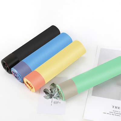 가정 및 사무실 청소 OK 콤포스트 인증을 받은 HDPE 드래그 스트링 쓰레기 봉지 롤