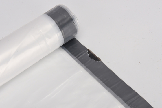 HDPE LDPE MDPE 평면 바닥 가방 사무실 가정용 휴대용 자동 닫기 드래그 스트링 플라스틱 가방
