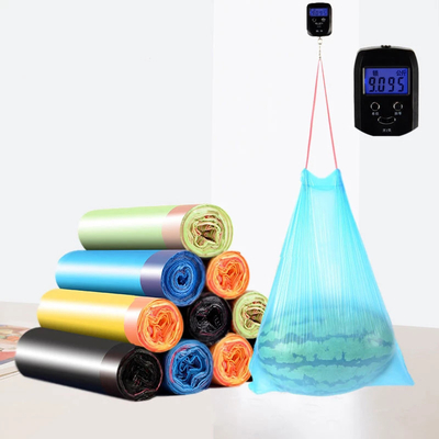 환경 친화적 폐기물 관리에 맞춘 HDPE 주방 드래그 스트링 쓰레기 봉지
