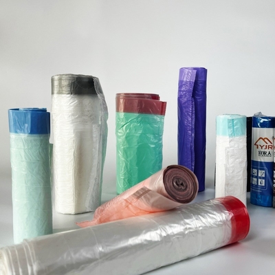 개별적으로 접힌 HDPE 플라스틱 쓰레기 봉지 통