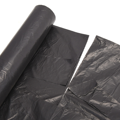 건설 120L HDPE 100L 가전용품용 밧줄이 있는 맑은 쓰레기 가방