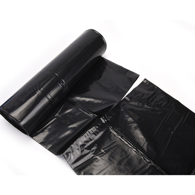 건설 120L HDPE 100L 가전용품용 밧줄이 있는 맑은 쓰레기 가방