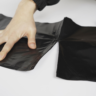 건설 120L HDPE 100L 가전용품용 밧줄이 있는 맑은 쓰레기 가방