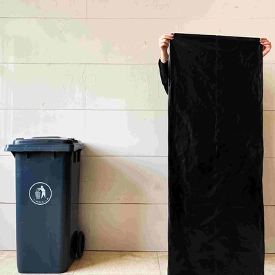 검은색 플라스틱 쓰레기 봉지 캔 라인어