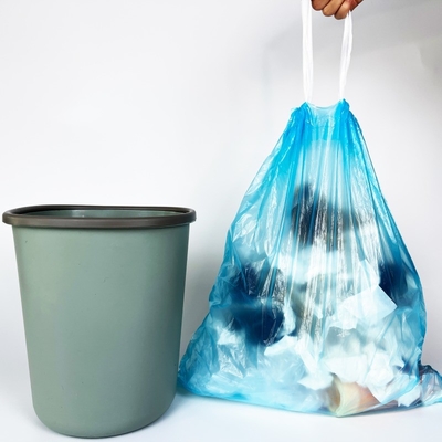 맞춤형 주문 수락 HDPE/LDPE/LLDPE로 만든 향기있는 드래그 스트링 쓰레기 봉지 롤