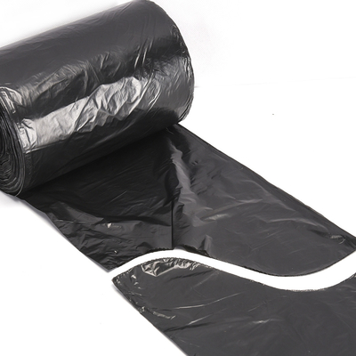 베이지 PE 플라스틱 HDPE/LDPE 플랩 타이 쓰레기 가방 직접 사용자 지정 브랜드