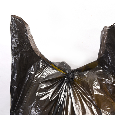 베이지 PE 플라스틱 HDPE/LDPE 플랩 타이 쓰레기 가방 직접 사용자 지정 브랜드