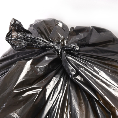 베이지 PE 플라스틱 HDPE/LDPE 플랩 타이 쓰레기 가방 직접 사용자 지정 브랜드