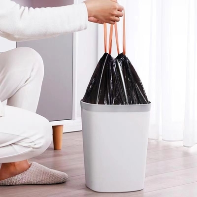 수직 HDPE 투명한 쓰레기 가방 향이 없는 LDPE 파란색 쓰레기 가방
