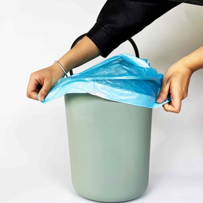 HDPE/LDPE/LLDPE 소재의 끈을 가진 재활용 가능한 쓰레기 봉지의 직접 공급