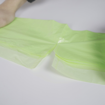 안전 보장 된 HDPE 플라스틱 검은 쓰레기 봉지