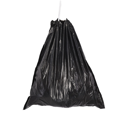 HDPE 15 pcsrolls 직접 주문 맑은 높은 부엌 드래그 스트링 청소 플라스틱 쓰레기 봉지
