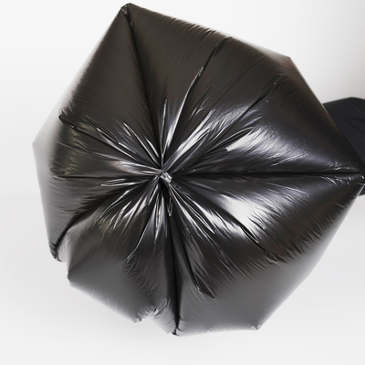 매듭 닫기 중형 대형 쓰레기 봉지 밀폐 핸들 HDPE/LDPE/LLDPE 재료