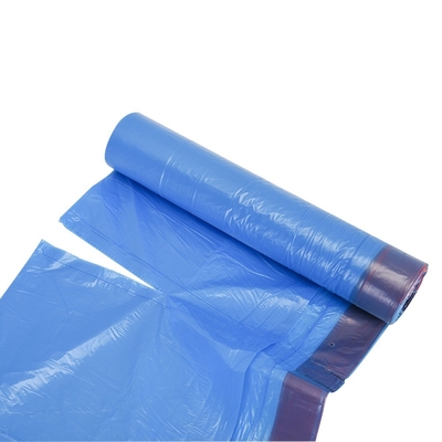 LDPE 플라스틱 봉지 30 ~ 40 미크론 쓰레기 봉지 4 롤 음식 안전용 상자 쓰레기 봉지