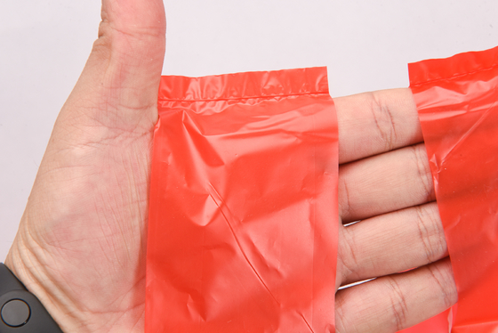 HDPE 사용자 지정 패턴 넓은 손잡이 티셔츠 음식 폐기물과 처리를위한 플라스틱 가방