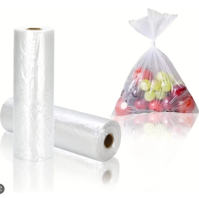 식품 저장용 플라스틱 제품 봉지 평면 또는 손잡이 넥타이 HDPE/LDPE/LLDPE 재료