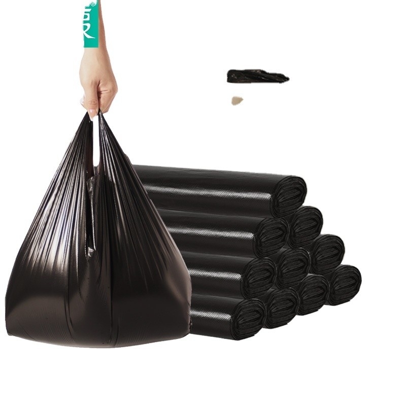 표본 HDPE/LDPE/LLDPE 사용자 정의 검은 플라스틱 쓰레기 봉지 무거운 용품 큰 쓰레기 봉지