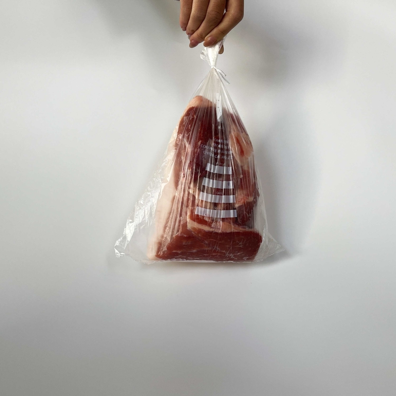 채소 포장용 친환경 신선한 냉장고 가방 흰색 5~50마리 두께