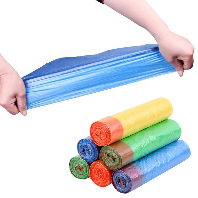 사용자 지정 주문 수락 된 주방 쓰레기 용 수레 쓰레기 봉지 HDPE/LDPE/LLDPE