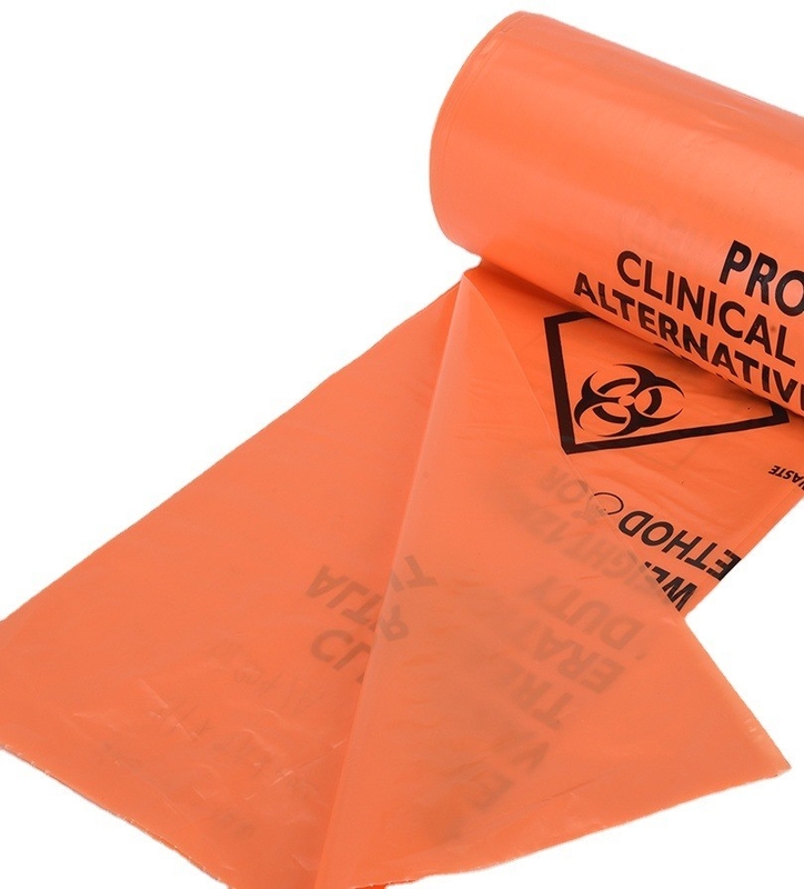 오프셋 인쇄 된 HDPE/LDPE/LLDPE 의료 폐기물 쓰레기통 라인러 가방