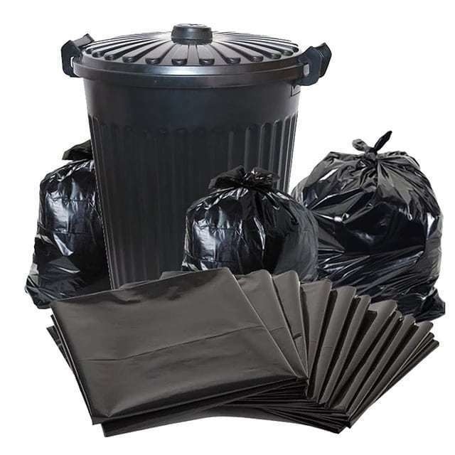 다른 가정용품 중용형 검은색 HDPE 플라스틱 쓰레기 봉지